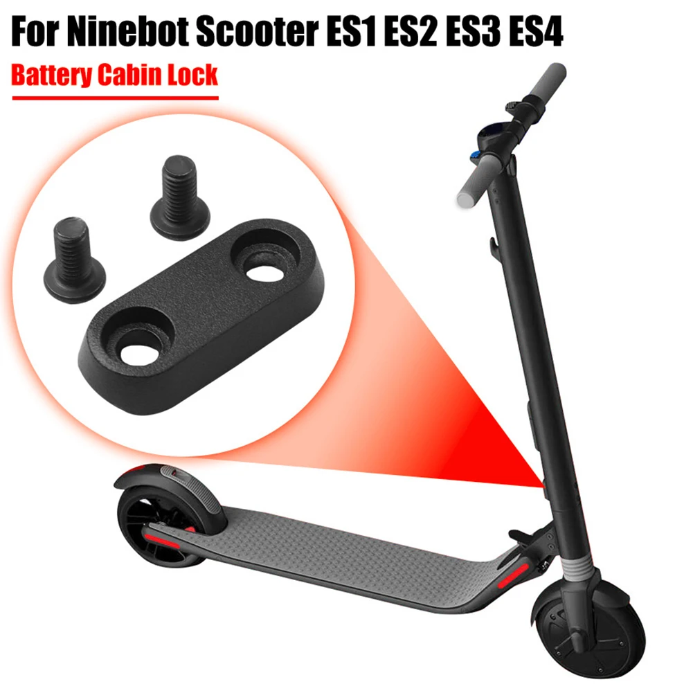 Electric Scooter Fixing Lock Block Battery Cabin Fastening Cover For Ninebot ES1 ES3 ES4 Scooter Vertical Pipe Fixing Lock Screw