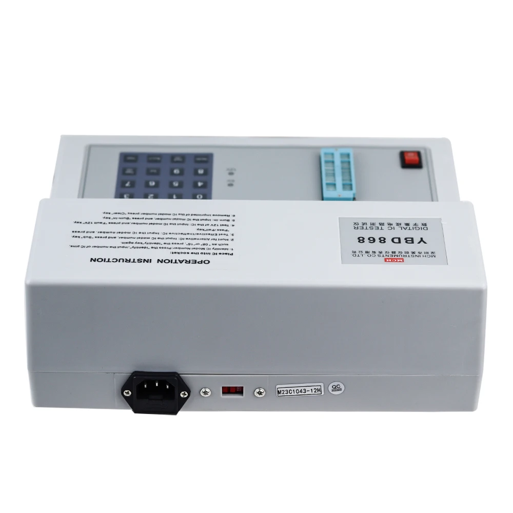 Off-Line Desktop IC Component Checker, YBD868 Digital IC Tester for Integrated Circuit Chip Measurement