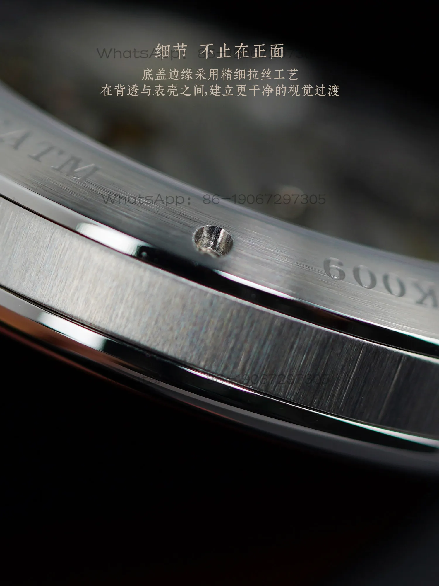 Mechanical Watch Blue and White Retro Ultra-thin 80-hour Long Power Manual Mechanical Waterproof Business Men's Watch view 4