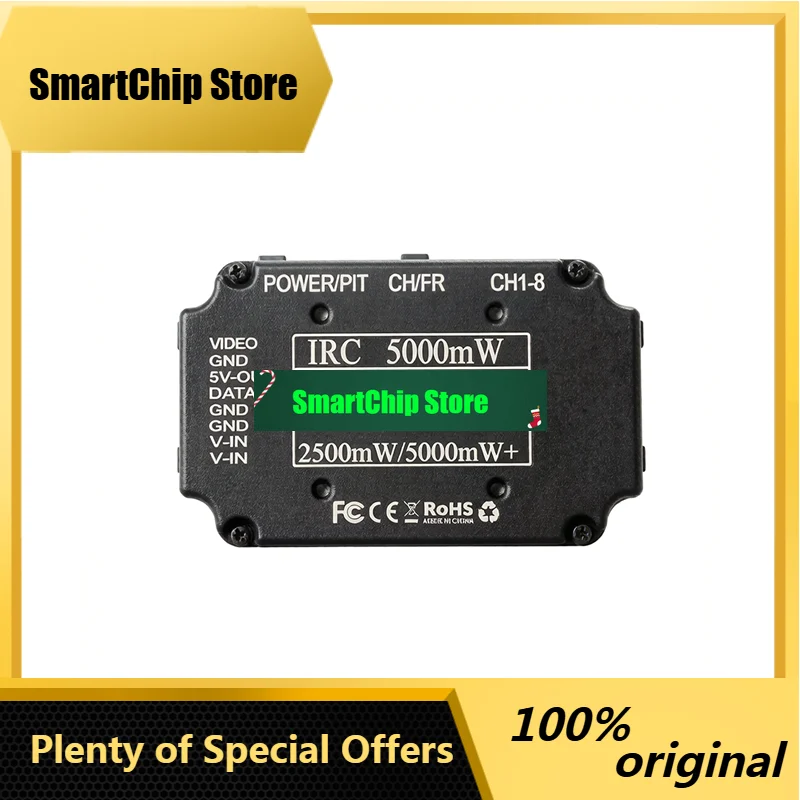SmCp5.8G 5W 80CH Analog FPV VTX Video Transmitter Module For FPV Drone