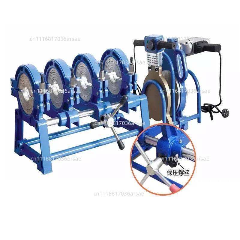 700W Hand Push PE Fusion Welder 63-200mm Hot Melt Butt Welding Machine Precision Plastic Pipe Connection Processing Equipment