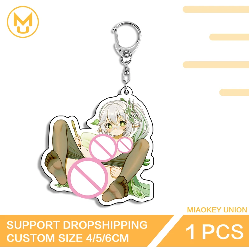 

Lovely Loli Genshin Impact Acrylic Keyring Hot Selling Nahida Peripheral Accessories Lightweight Novelty Popular Pendant Jewelry