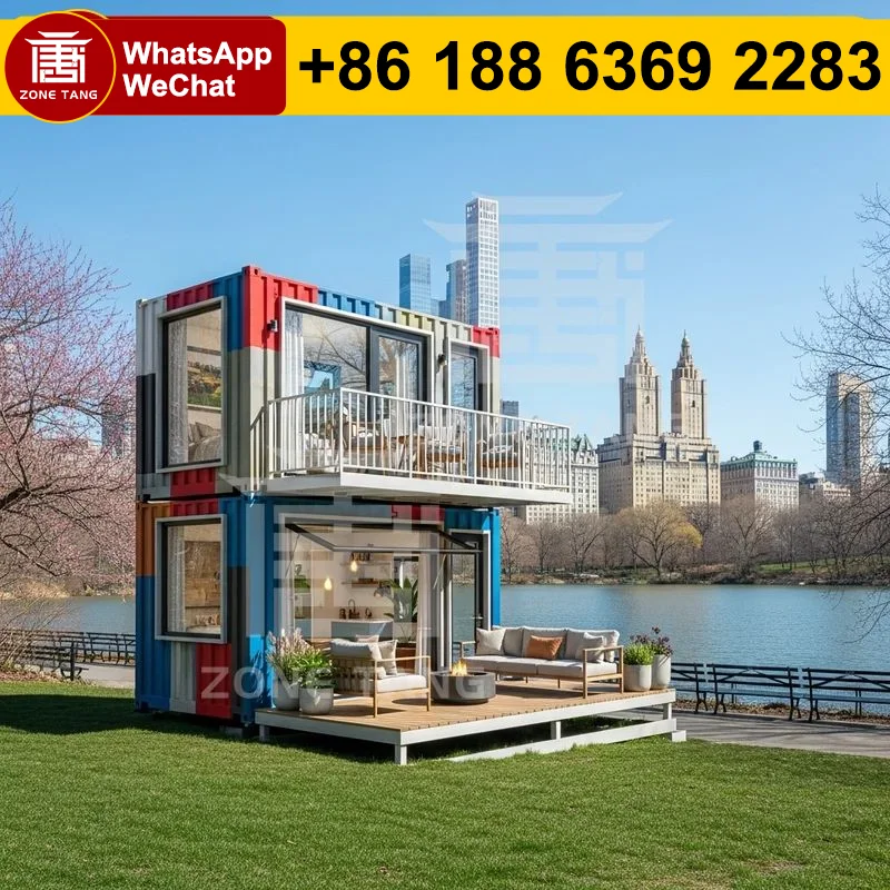 

Convenient Fabricated Homes Tiny Homes Flat Pack House Accommodation Repairable Modular Expansion Durability Leak Proof Modern