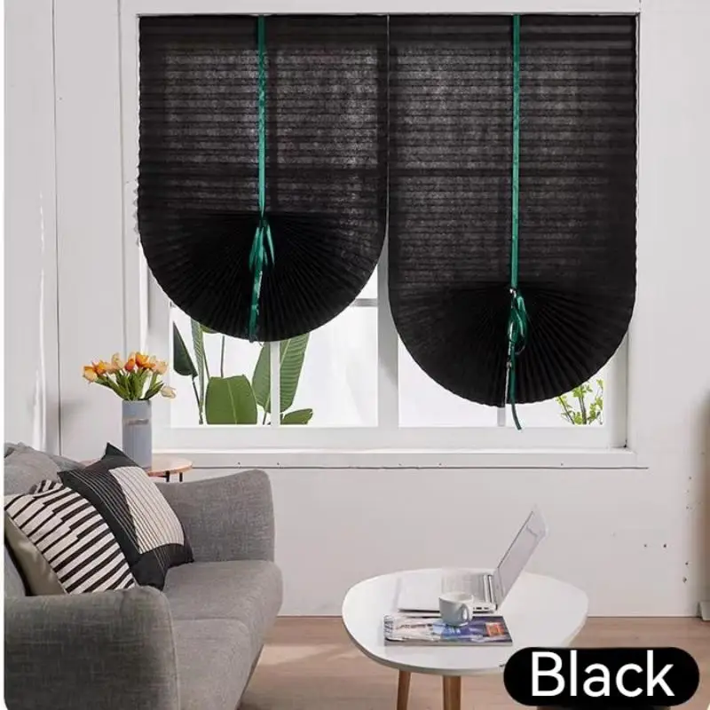 Window Blind Shade With Ribbon Semi-Blackout Curtain Darkening Shades Horizontal Venetian Blind For Bedroom Living Room Office