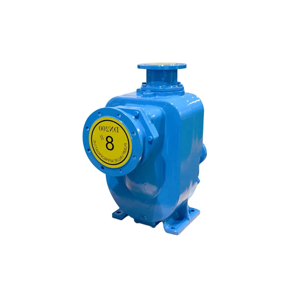Electric Self-Priming Single-Stage Sewage Pump Water Usage & Trash Dewatering with Engine Standard Centrifugal Design
