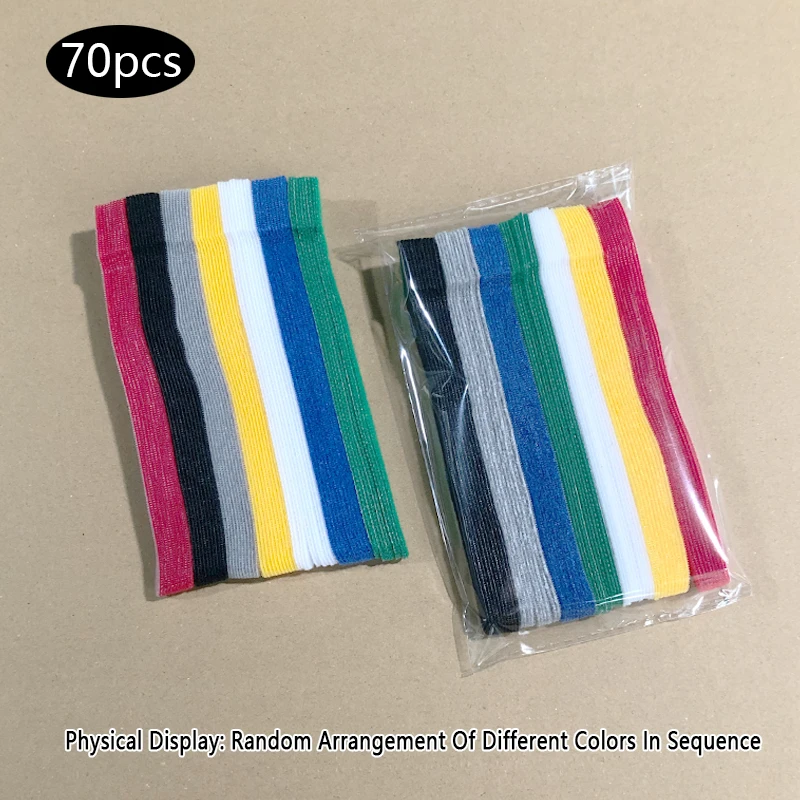 Colored Velcro Cable Ties Home Wire Organization Gardening Ties Cable Management Colorful Fastening Straps for Electronics