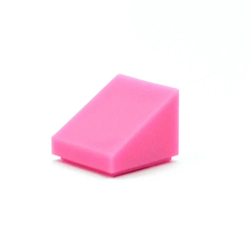 100 stücke DIY Bausteine Figur Glatte Abgeschrägte Ziegel 1x1 Pädagogische Kreative Größe Kompatibel Mit 54200 Spielzeug für Kinder