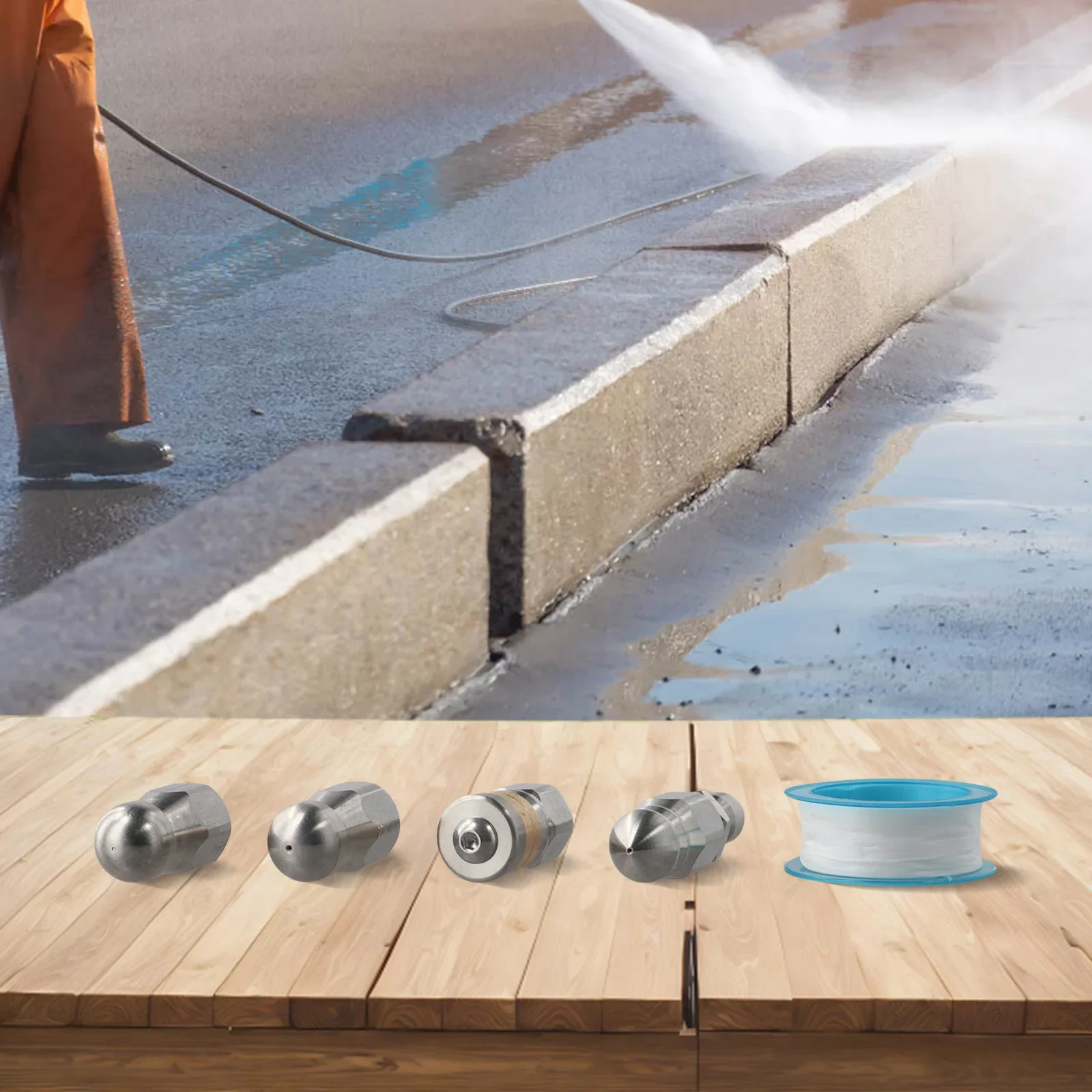 For High-Pressure Cleaners Efficient Debris Removal Dredging Head For Heavy-Duty Use Efficient Dredging Tool Part