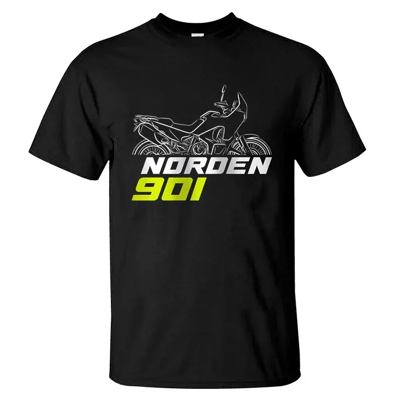

2024 Men T Shirt Casual T-shirt Husqvarna Norden 901 Graphic Summer Short Sleeves 100% Cotton S-3XL Cool Tee