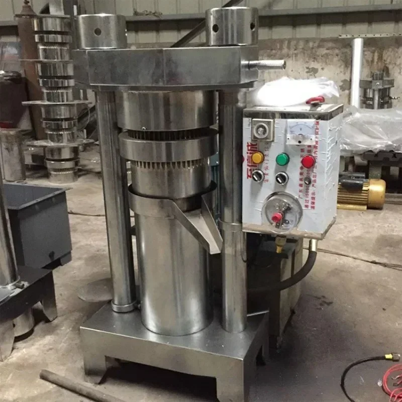 Large Hydraulic For Workshops, Vertical Sesame Press, Walnut Press Equipment, Capable Extracting Various Types Of Oil