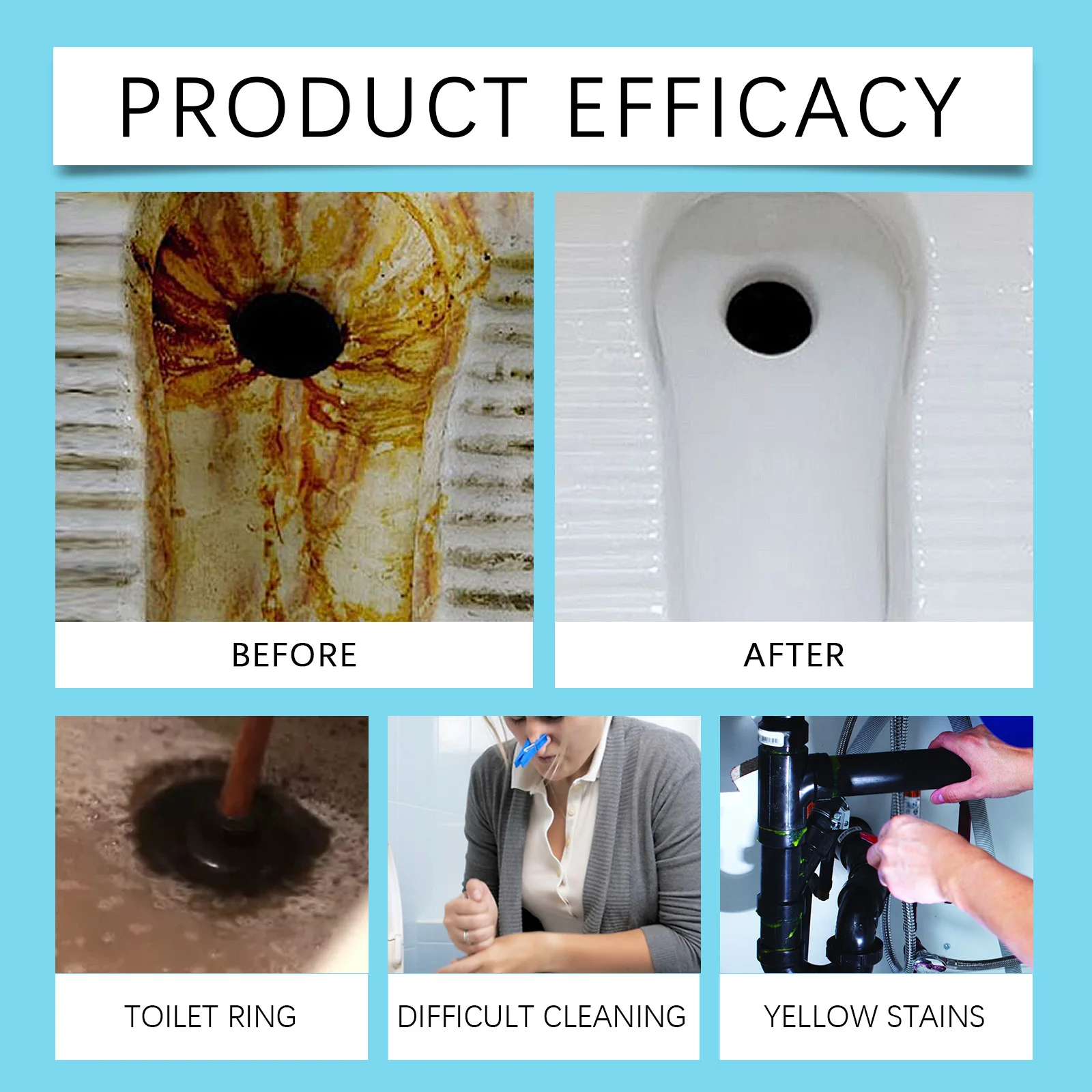 Toilet Cleaner Bubble Cleaner Foaming Agent Deep Descaling And Deodorization Toilet Splash Proof Water Cleaning Solution 100ml