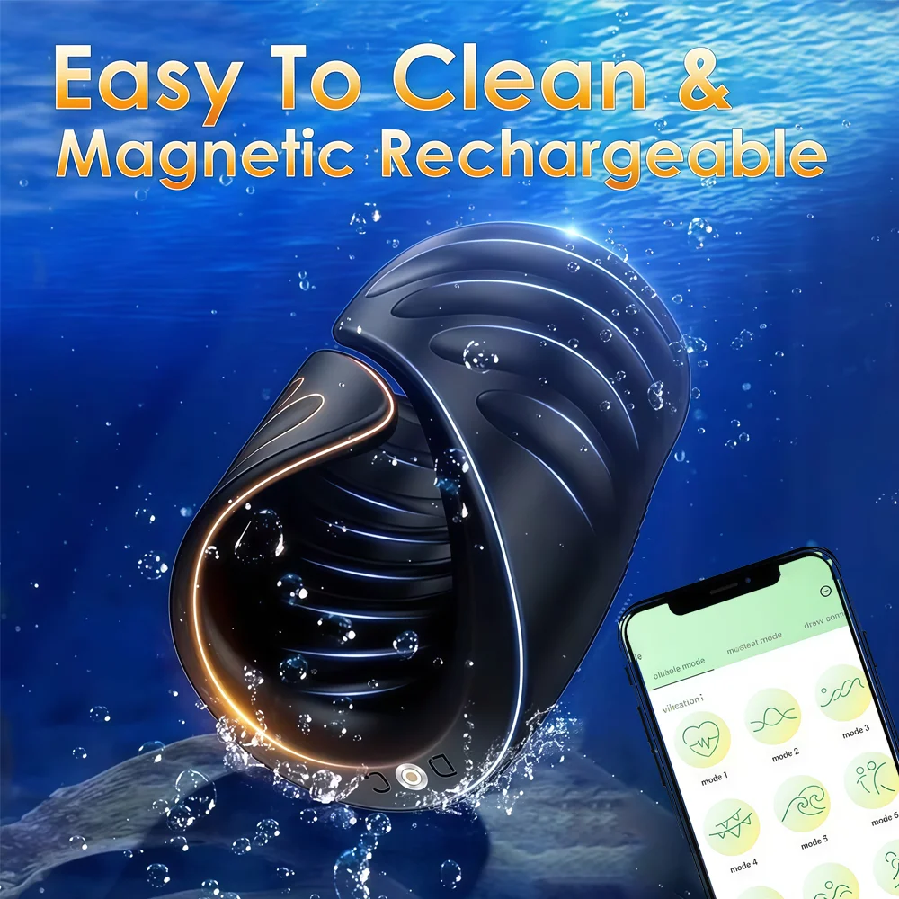 APP Control Penis Training Vibrator Male Masturbator Vibrating Strokers Glans Trainer Stimulator Sex Toy for Men Adult Goods 18+