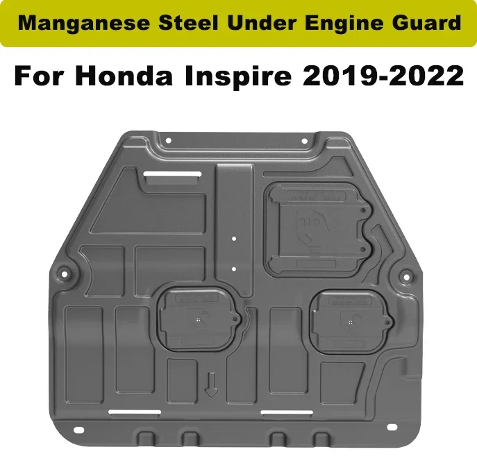 

Для Honda Inspire 2019-2028, марганцевая сталь под защитным приспособлением двигателя, капоты двигателя, щиток двигателя, автомобильные аксессуары.