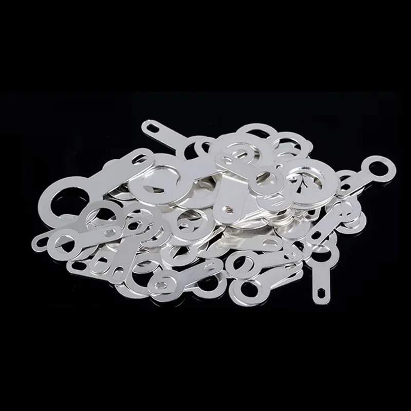 Silver-plated Copper Single Head Soldering Terminal M2.2M2.7M3.2~M8.2 Solder Circular Weld Washer Welding Sheet Soldering Lug