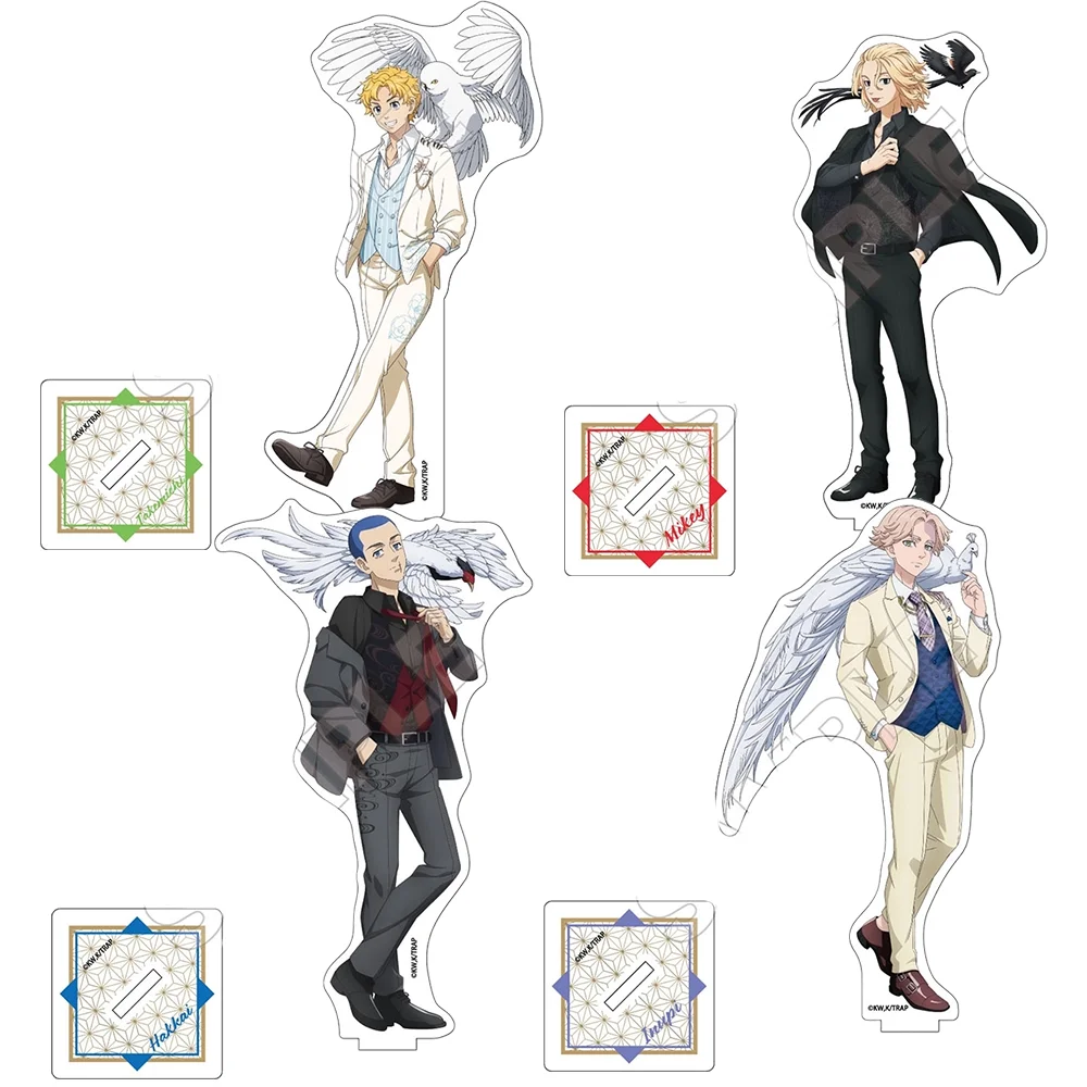 Tokyo Revengers 15cm Acrylic Stand Keychian Manjiro Sano，Takemichi Hanagaki Room Desk Decor Birthday Gift