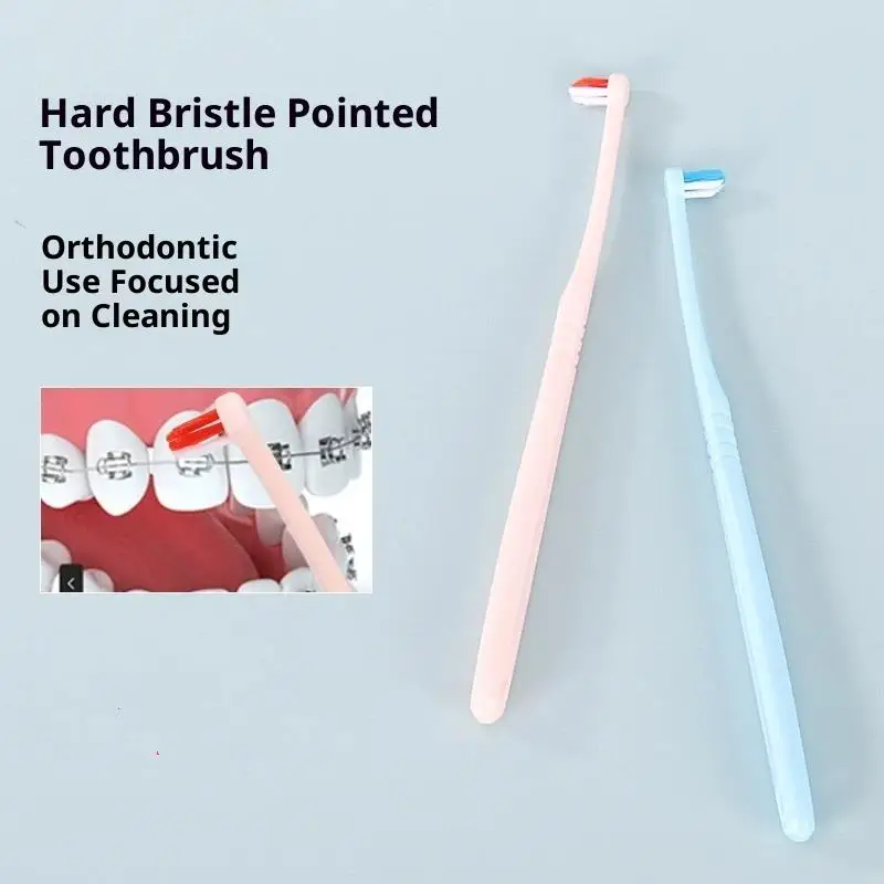 1/2/5 قطعة رأس صغير شعاع واحد لينة تنظيف الأسنان فرشاة الأسنان بين الأسنان لينة الشعر زرع الكبار أداة العناية بالفم #2