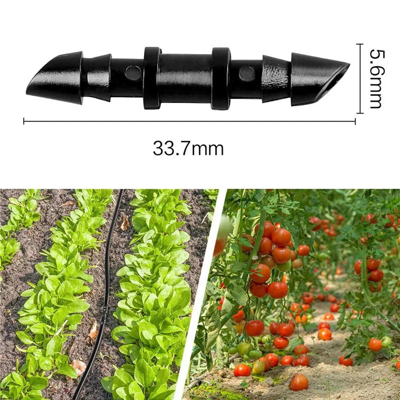 A50I 280 حزمة الري بالتنقيط العالمي 1/4 بوصة تركيب اقتران الشائكة، موصلات شائكة لأنابيب التنقيط 1/4 بوصة #6
