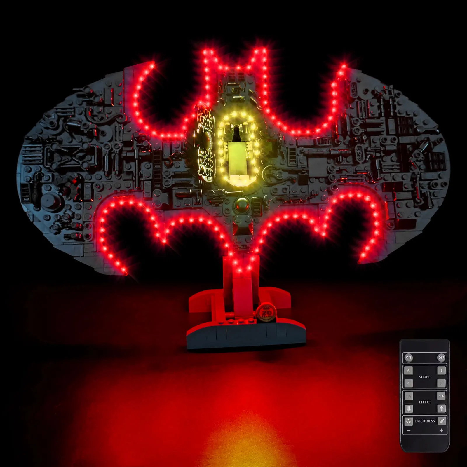 Kit de iluminación LED LYBMTWF compatible con los bloques de construcción Lego 76330 de Batman (NO incluye los bloques del modelo)