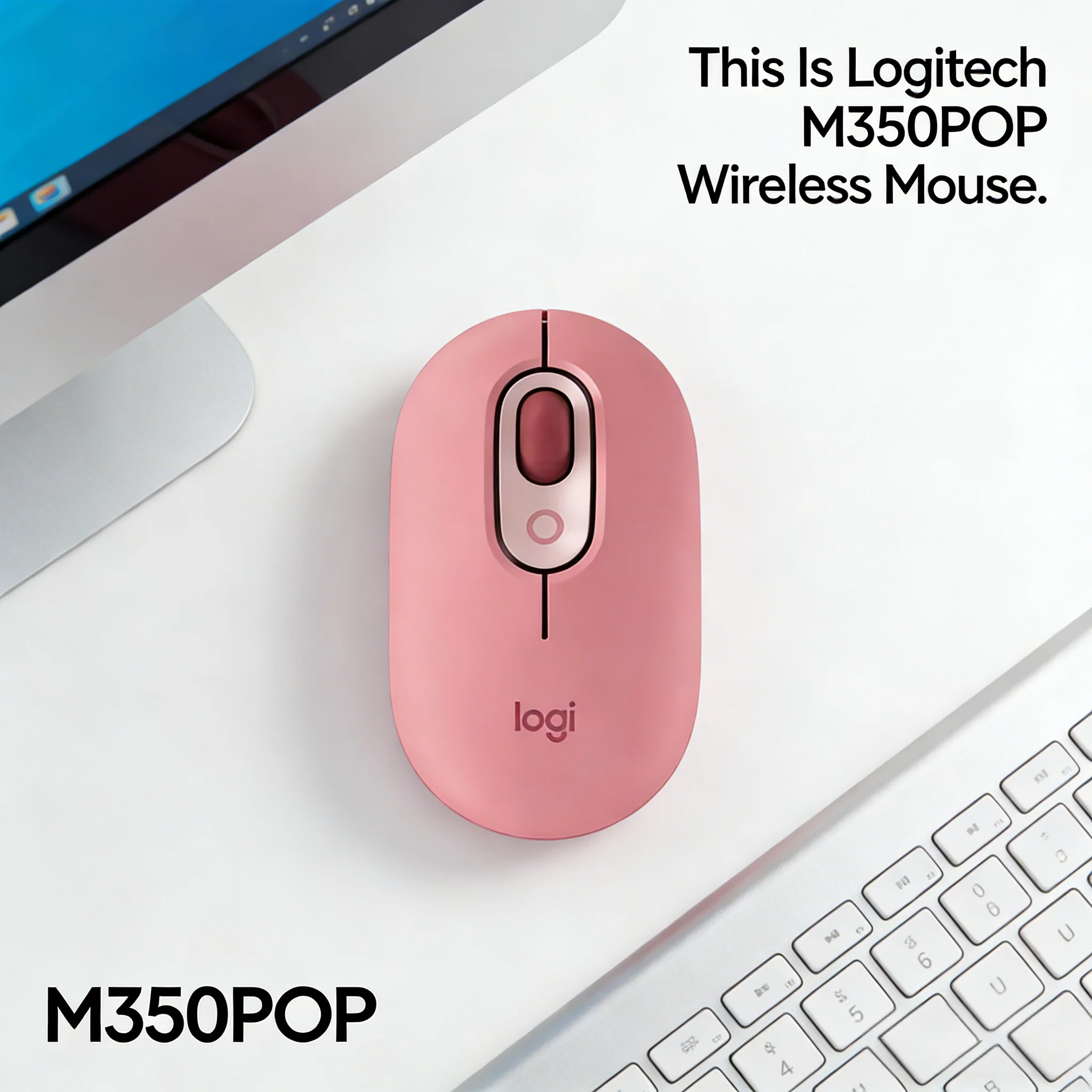 

Logitech M350 POP, компактный дизайн для маленьких рук