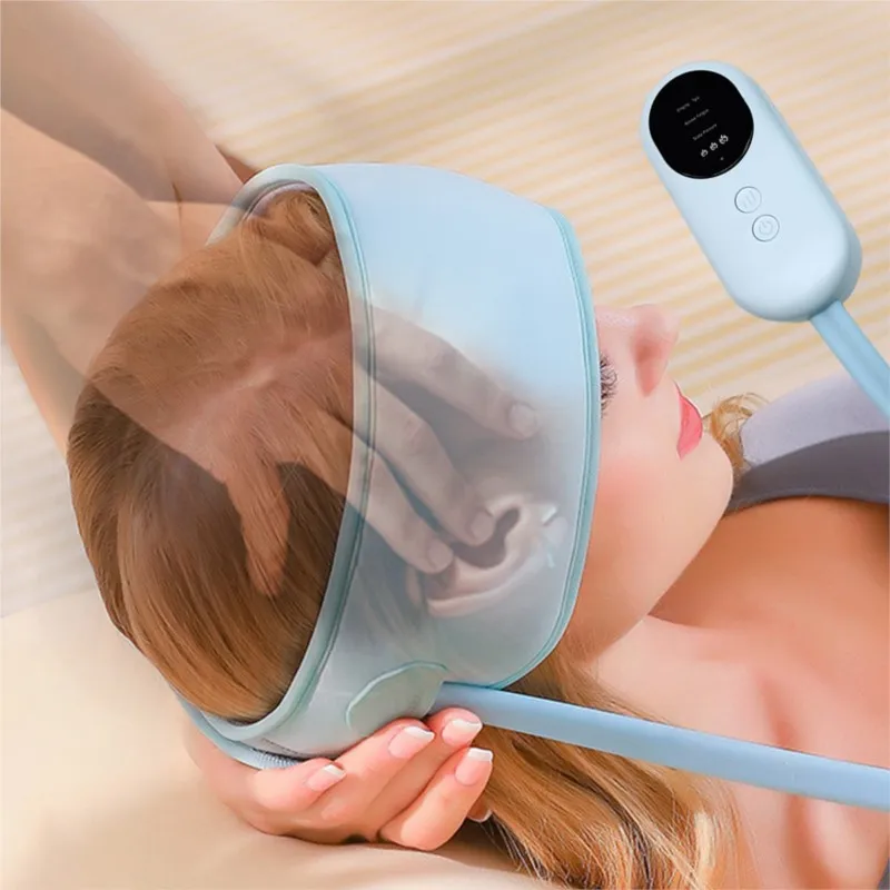

Head massager, scalp massager, neck meridian electric kneading hot compress sleep device, therapeutic treatment