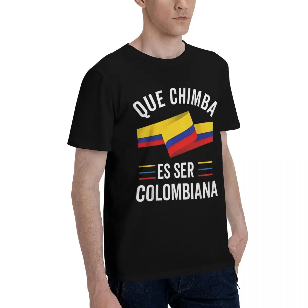 Colombian Pride Flag Art Movement Tees High grade Travel Kemp Unique USA Size