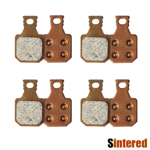 Imagen 1 del producto DELT 4 pares de pastillas de freno de disco de bicicleta sinterizadas, hidráulicas, mecánicas, para M5, M7, MT5, MT7, SH901, montaña, MTB, bicicleta, piezas