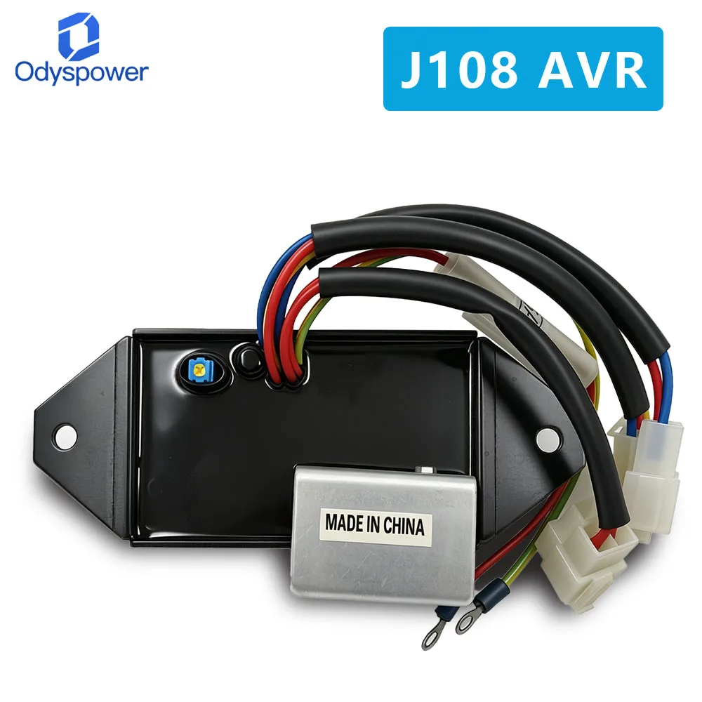 J108 AVR 220V Single Phase Automatic Voltage Regulator for Kubota Generator J315 380V