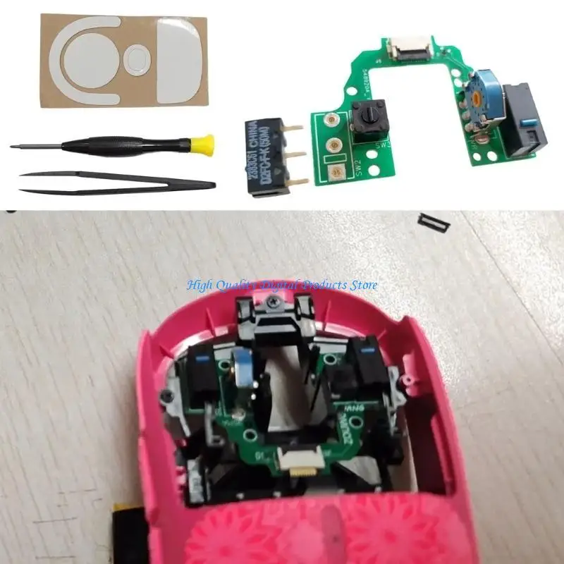 U2JE Microswitch Button Board Swap Papas intercambio Herramientas, pies para GPROX Superlight 2