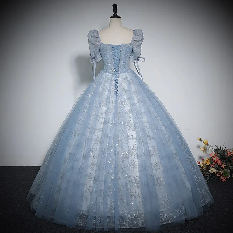 Evening Dress New Summer Stage Piano Performance Solo Student Vocal Art Exam Annual Meeting Host Dress Mesh Banquet 2025