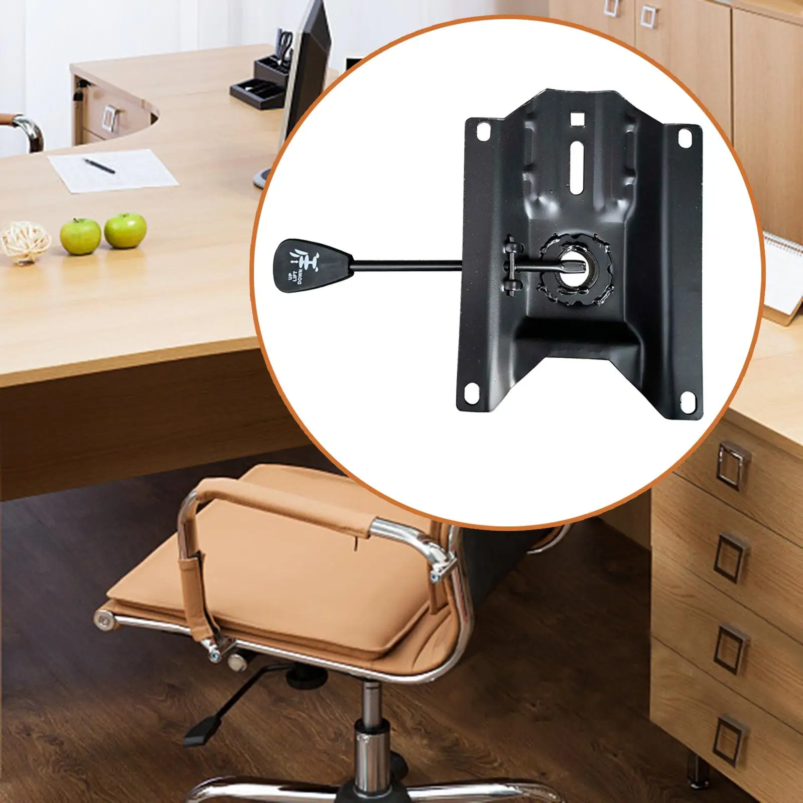 Tilt Control and Gas Lift Adjustable Replacing Swivel Chair Bottom Plate Base task Chair Desk Chair Furniture Gaming Chair