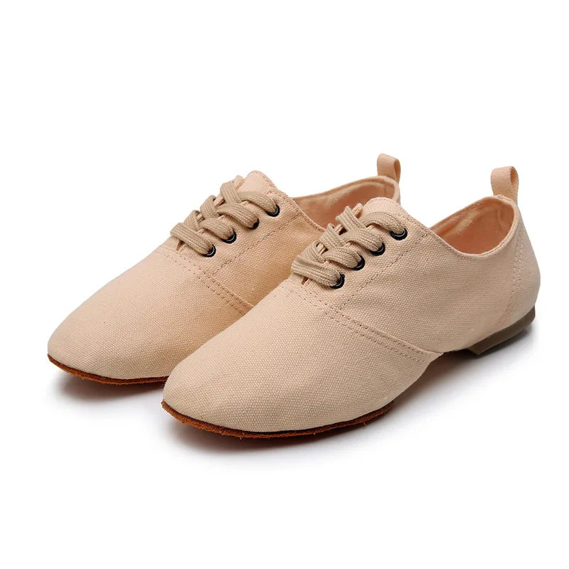 Unisex Jazz Dance Shoes Canvas Size 34-44 Girls Ballroom Modern Tango Performance Practise Dancing Shoes Wholesale