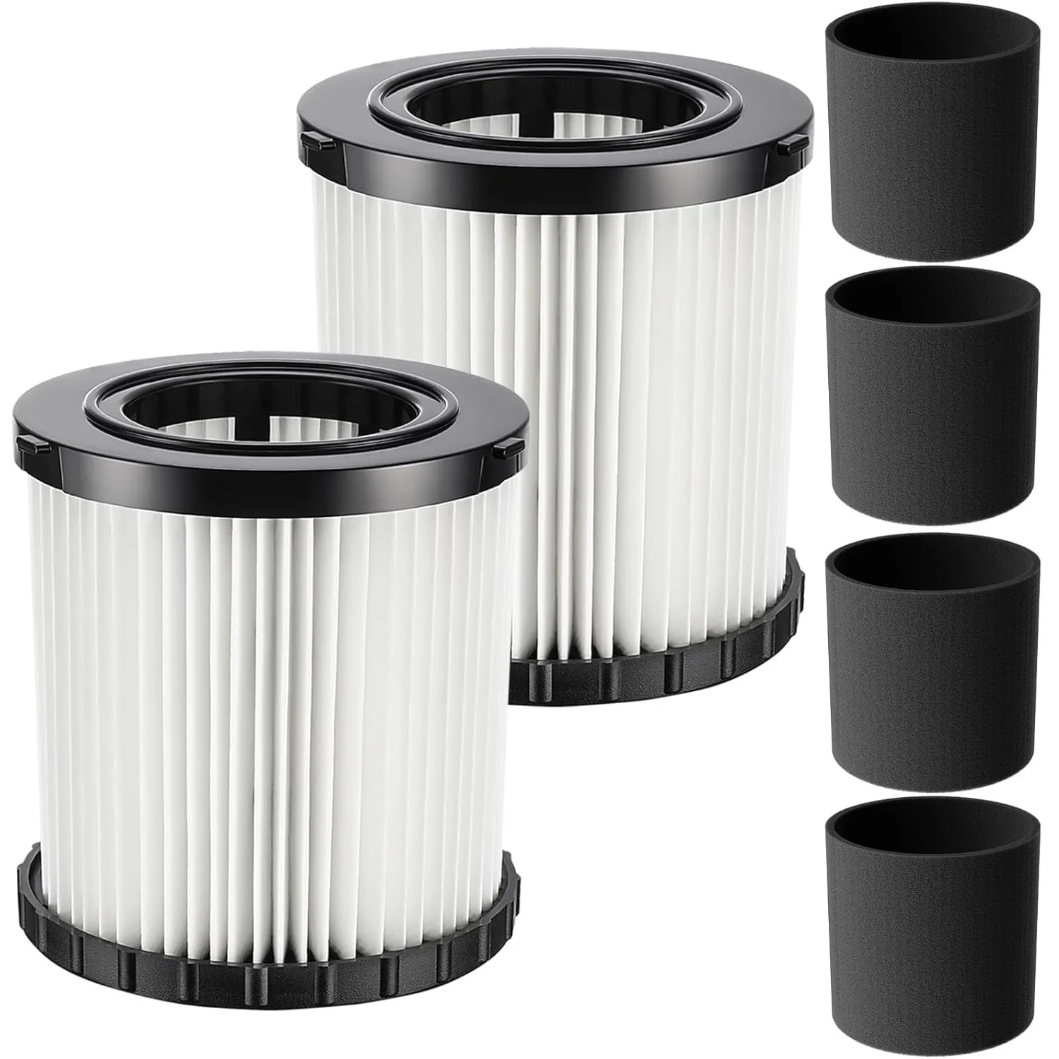 DCV5801H HEPA Filter For DEWALT DCV580H DCV581H 20V MAX Wet/Dry Vacuum, Cordless and Corded Portable 2 Gallon Shop Vac Cleaner