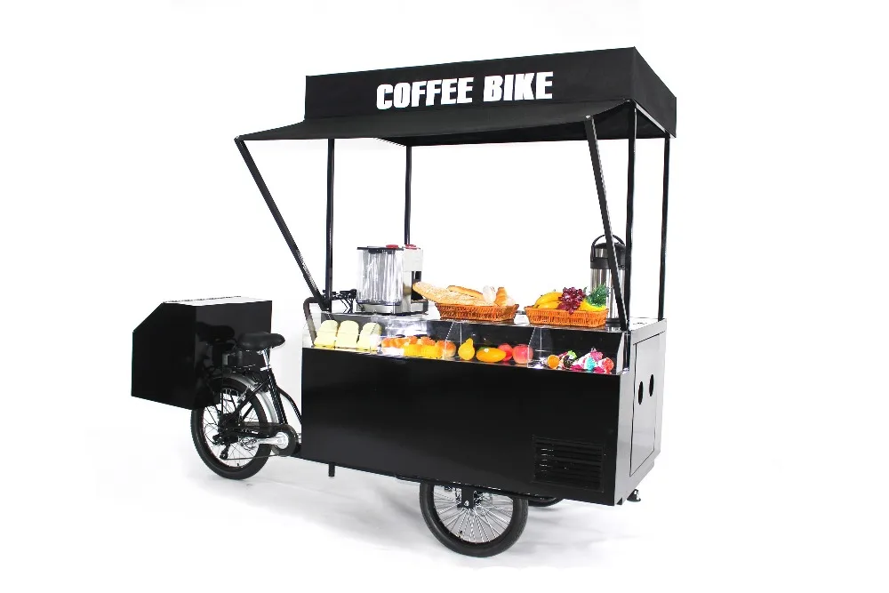 Factory supply street food trailer hot dog food bike for sale