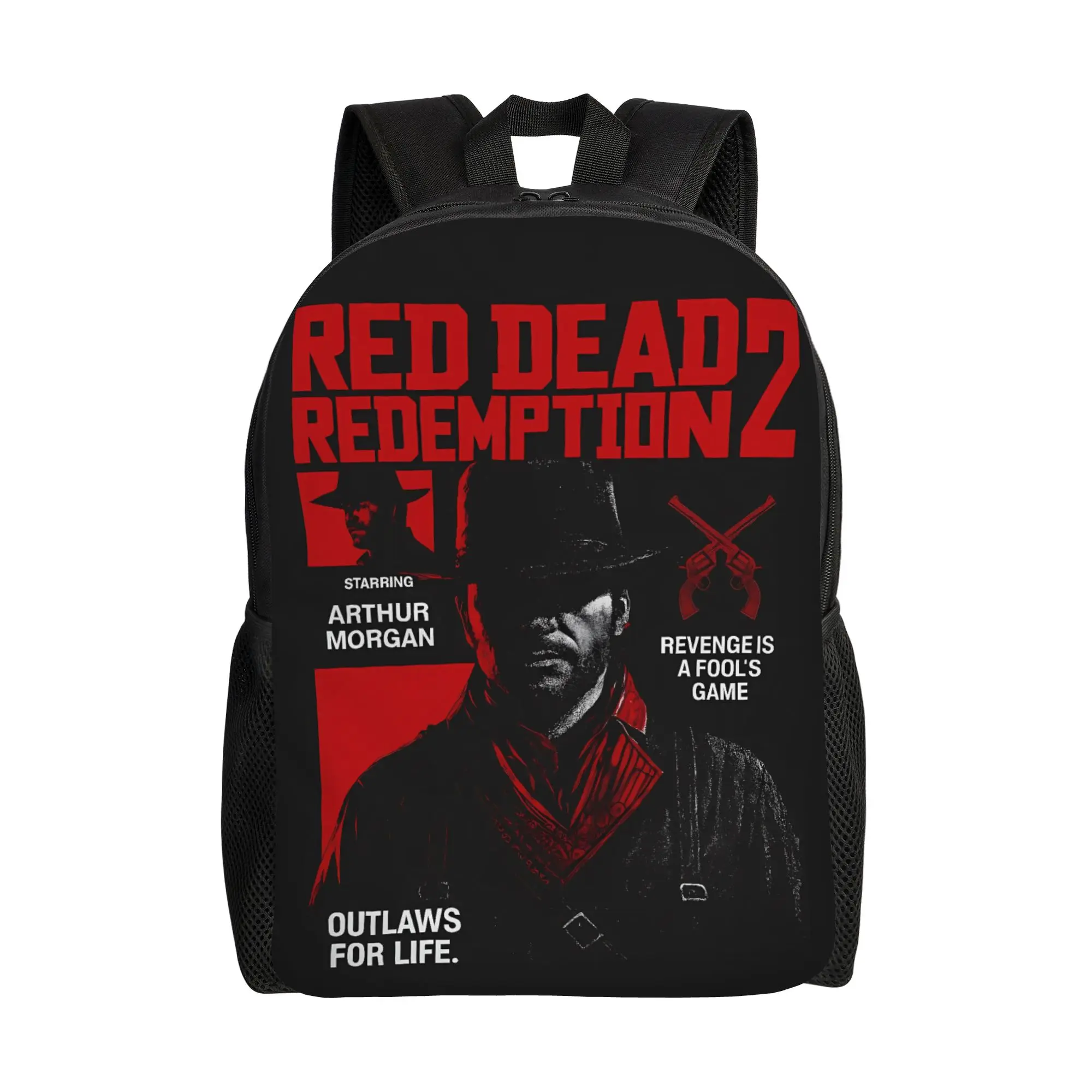 

Рюкзак Red Dead Redemption 2, студенческий рюкзак с принтом, полиэстеровые красивые школьные сумки, красочный походный рюкзак