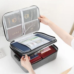 2/3 Layers File Document Bag Large Capacity Briefcase File Folders Portable Travel Storage Pouch Organizer Office Filing Product