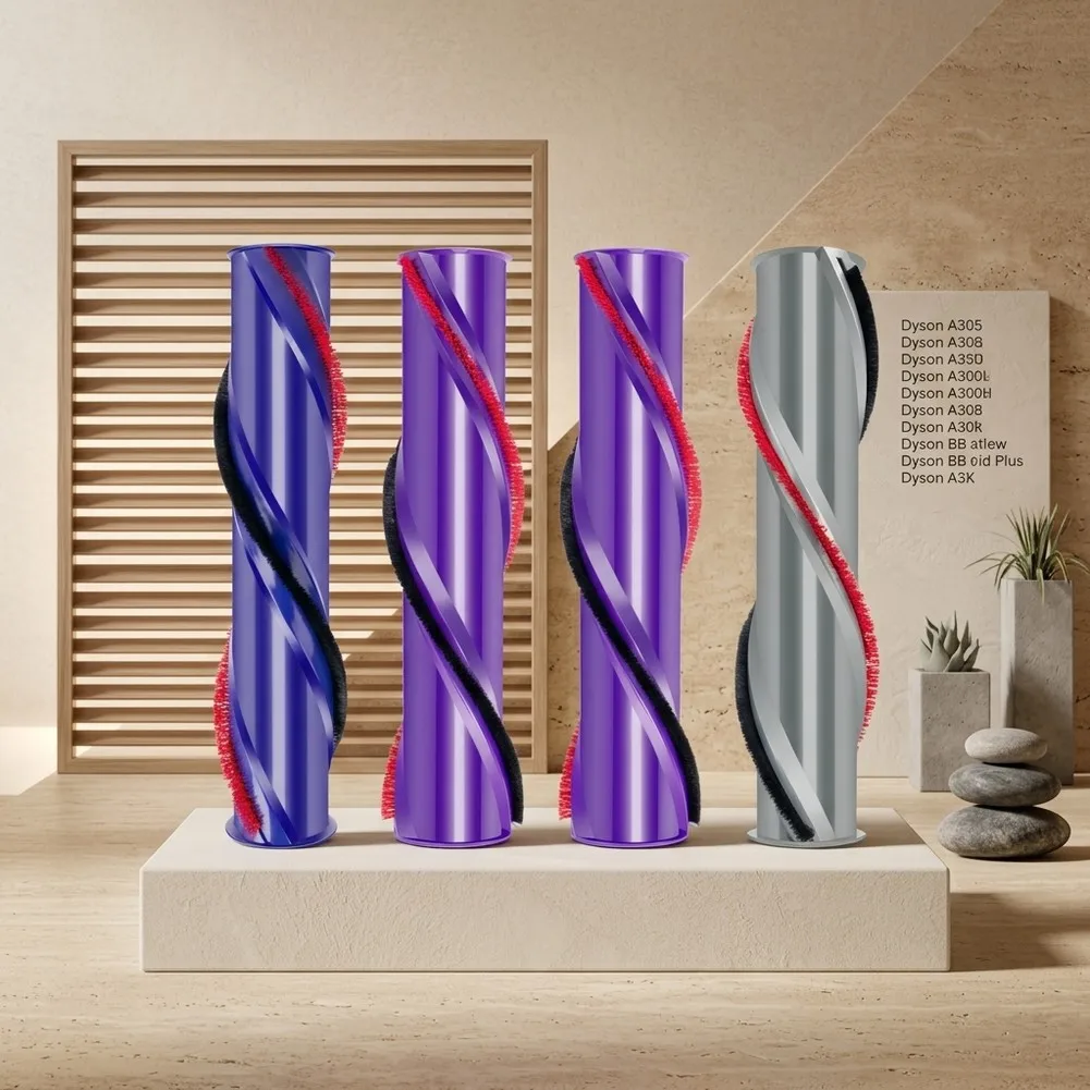 For V6 Vacuum Models Direct Drive Roller Brush Purple Enhanced Cleaning Performance Powerful Suction Capability