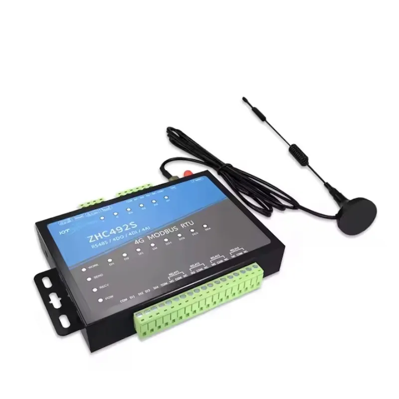 

4G CAT-1 JSON Gateway Modbus RTU RS485 4DI/4DO Module MQTT Wireless Controller for IoT Communication Supports 2 Signal Relays