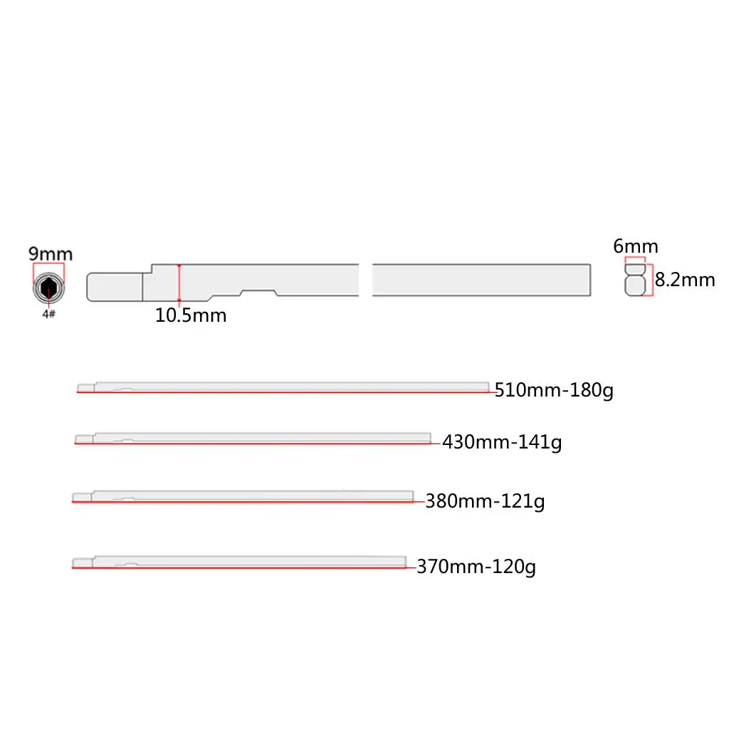 Steel Two Way Guitar Truss Rod with Wrench Electric Guitar Parts for Making Repairs Guitar Repair Tools