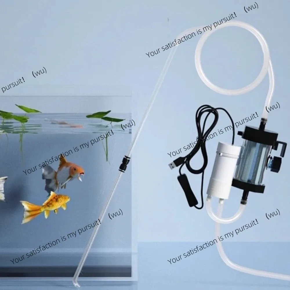 ZOCI-USB powered aquarium water changer 280 gallons/hour, low noise fish tank fecal suction pump, gravel cleaner