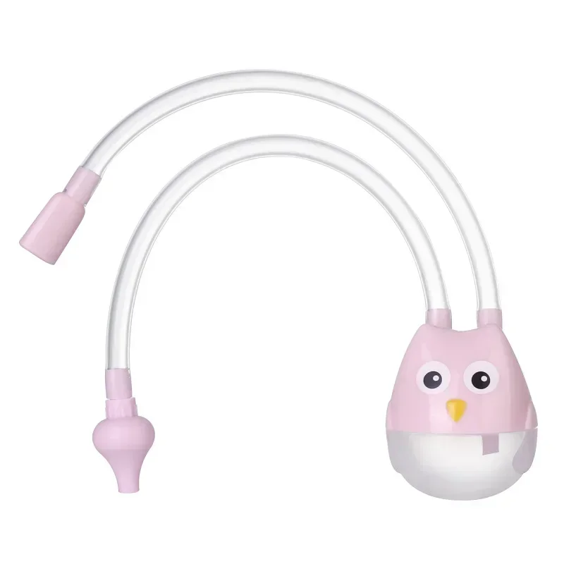 Nasal Aspirator Soft Tip Safe Sucker Newborn Baby Vacuum Suction Sick Toddlers Practical Infant Absorption Nose Cleaner Snot