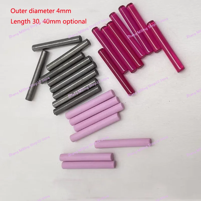 Wire Cut Parts Ruby Sticks 4*30mm/4*40mm Holder from Wire EDM Machine 3pcs