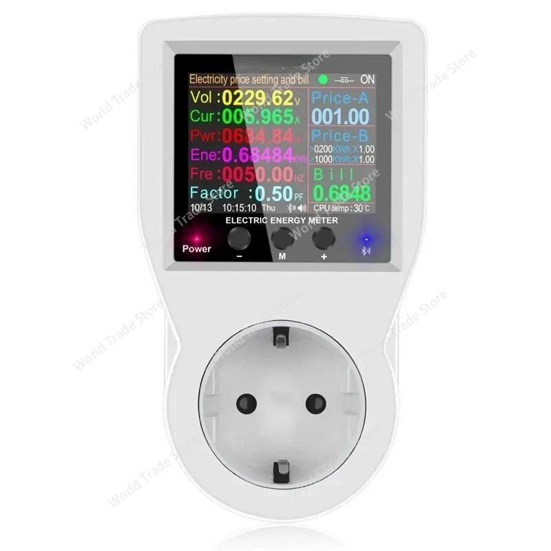 

WIFI Digital Wattmeter 220V AC Power Meter Electricy Consumption Energy Meter Power Wattage Electricity Meter