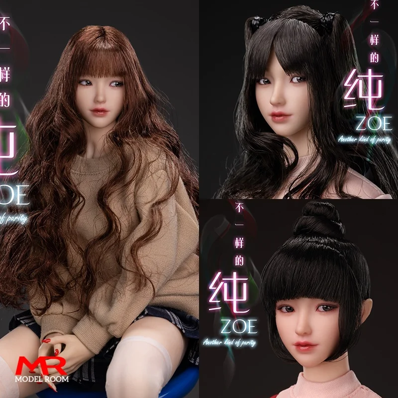 

i8toys I8-H005 1/6 Zoe подвижные глаза голова лепка резьба модель подходит для 12 дюймов женщина-солдат фигурка тела куклы в наличии