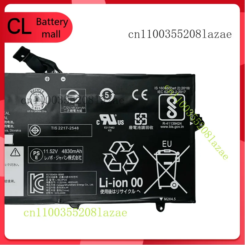 Batteria originale L18L3PD1 L18M3PD1 L18C3PD2 per Lenovo ThinkPad T490s T495s T14s