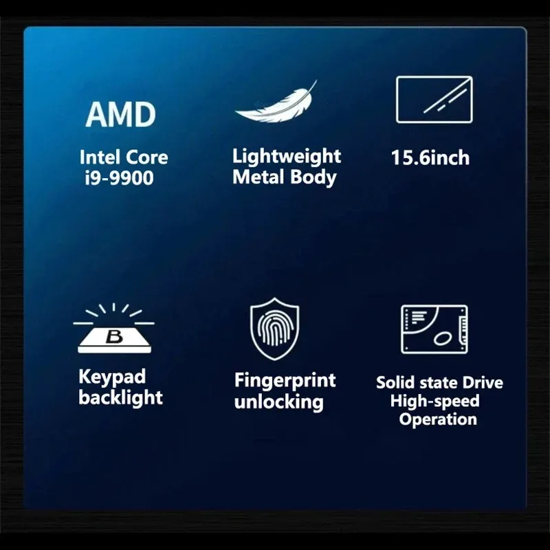 New Ultra Slim Windows 11 Laptop Computer 15.6
