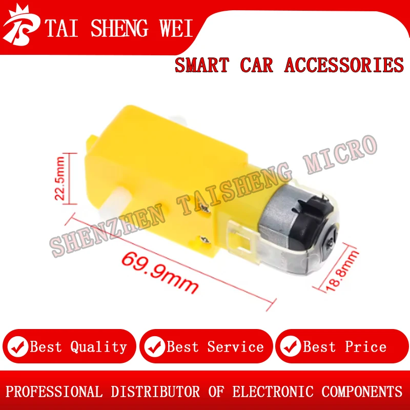 TZT TT Motor Smart Car Robot Gear Motor Arduino Set Motor Wheel Motor Arduino Motor Smart Robot Car