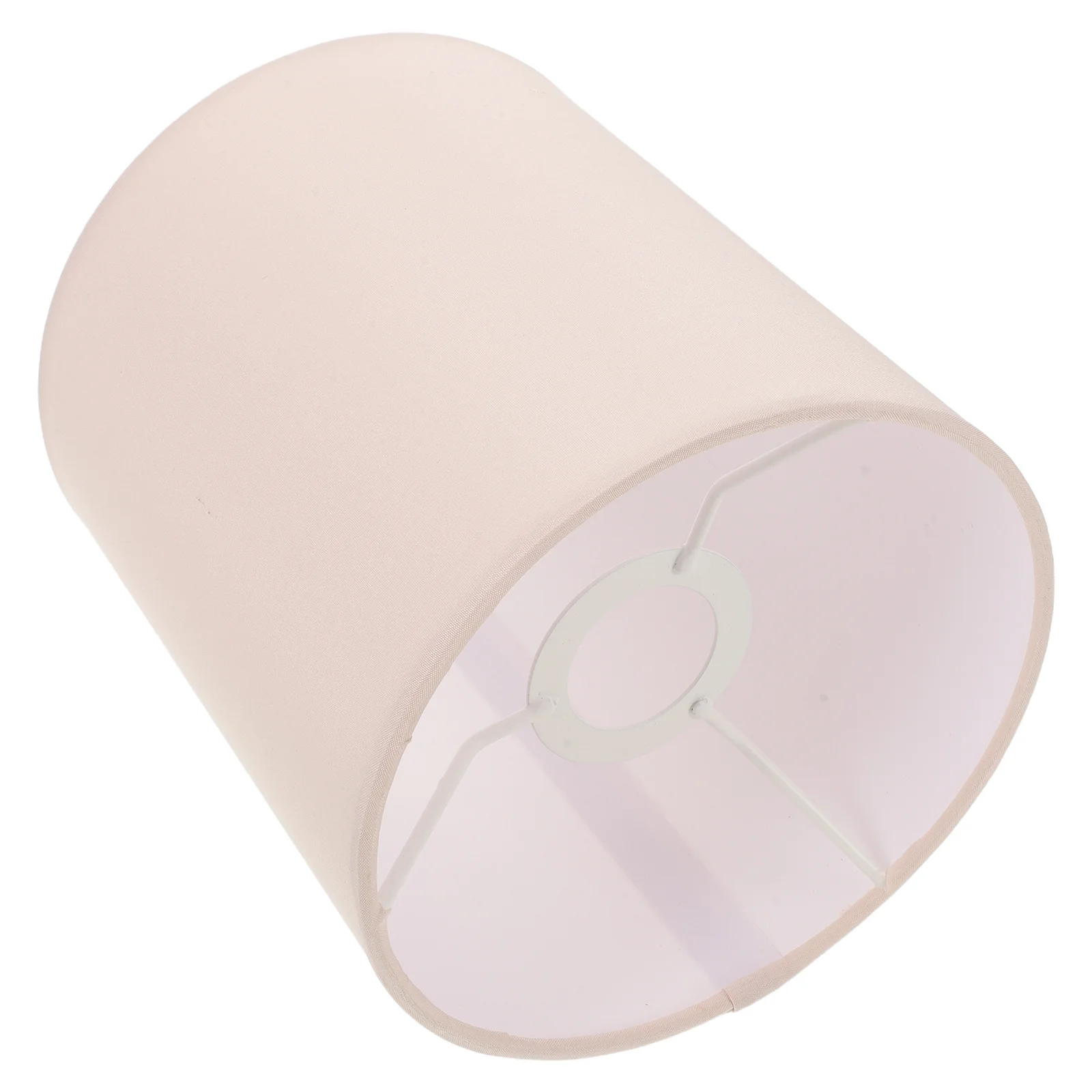 

Fabric Drum Lamp Shade Cylinder Beige 5.50x5.1 Inch Decorative Light Cover Replacement for Table Floor Bedside Pendant Lamps