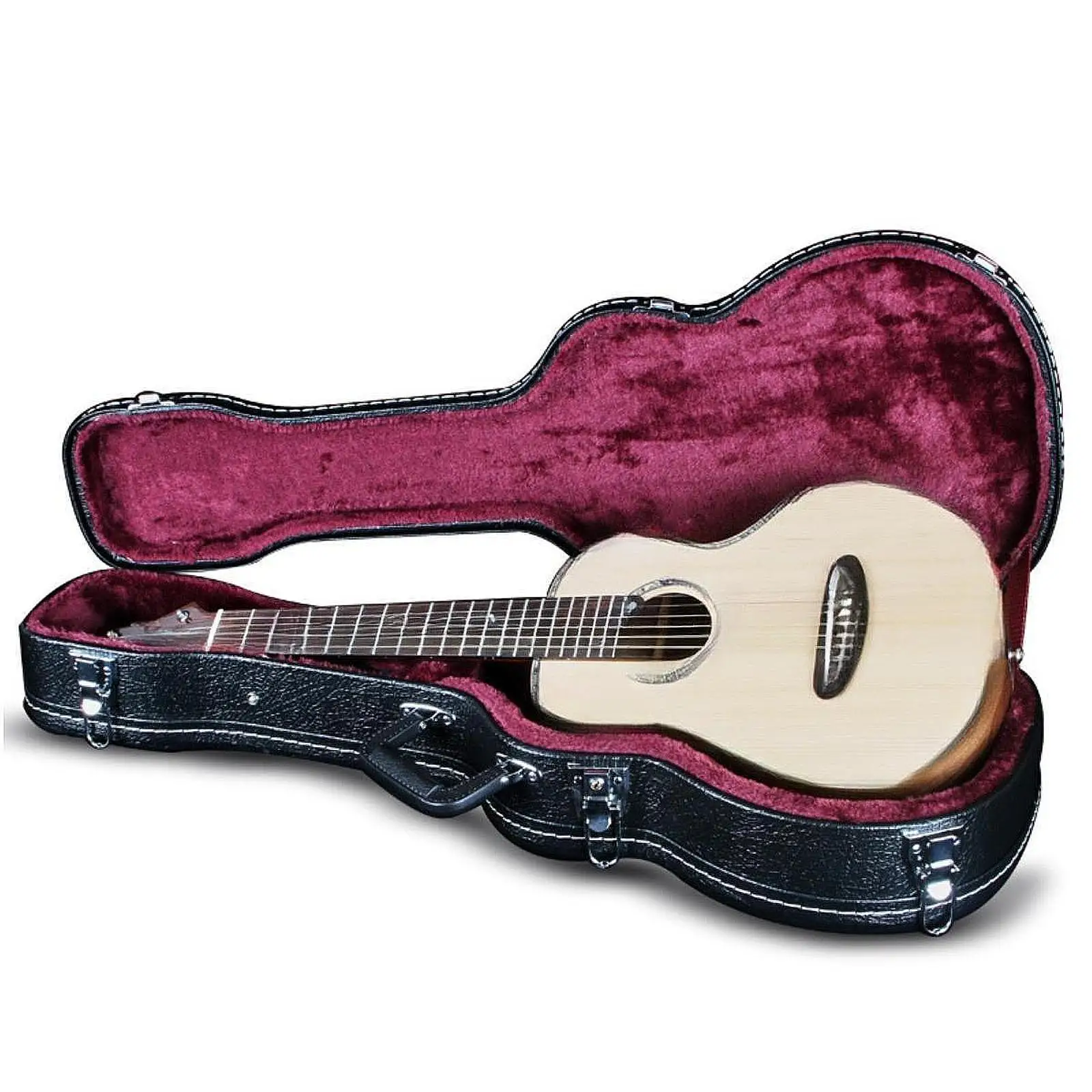 Semi-rigid Electric Guitar Gig Bag Thickened PU Leather Hard Shell Case for Professional Travel Use