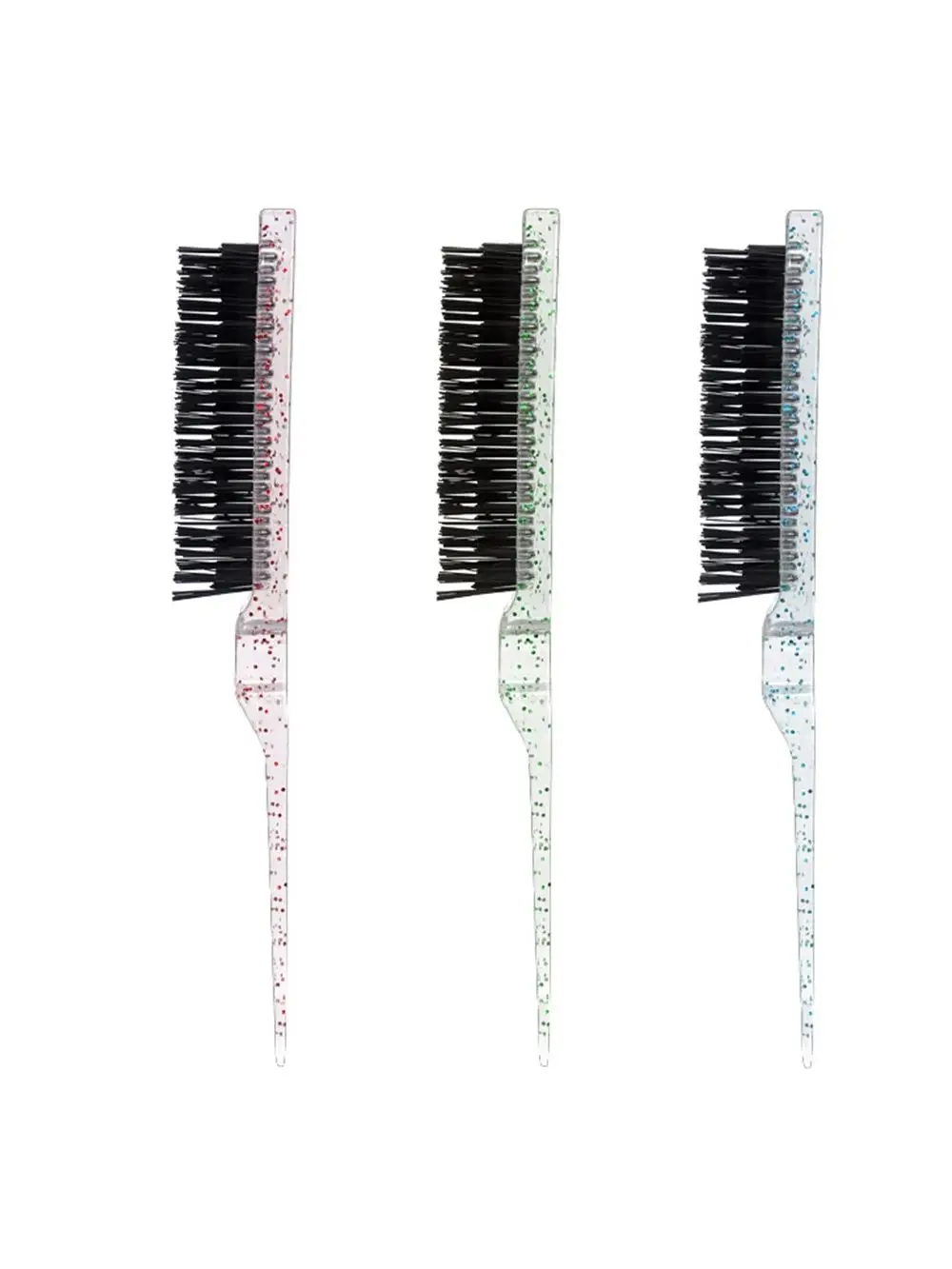 Brosse à cheveux en cristal, utilisée pour combler le côté et l'arrière des cheveux, adaptée aux hommes et aux femmes, accessoires pour cheveux, 1 pièce