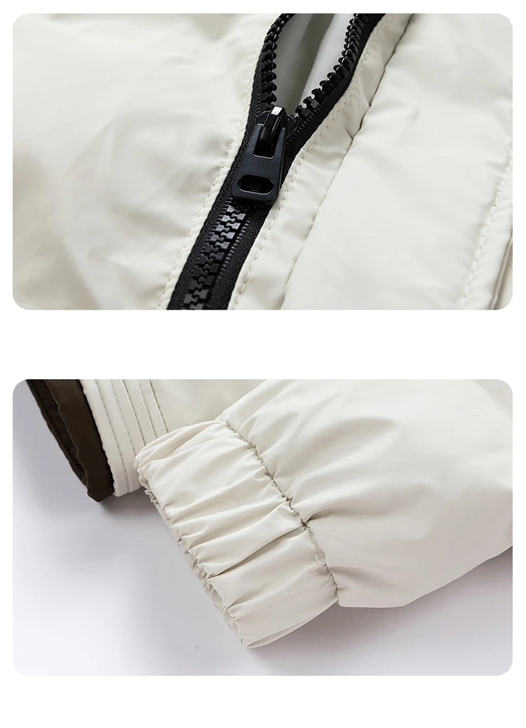 New Comfortable Hooded Fashion Solid Men Parka Winter Thicken Keep Warm Windproof Jacket Outdoors Loose Casual Versatile Coat